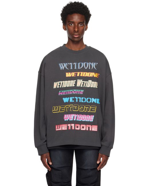We11done Graphic Sweatshirt