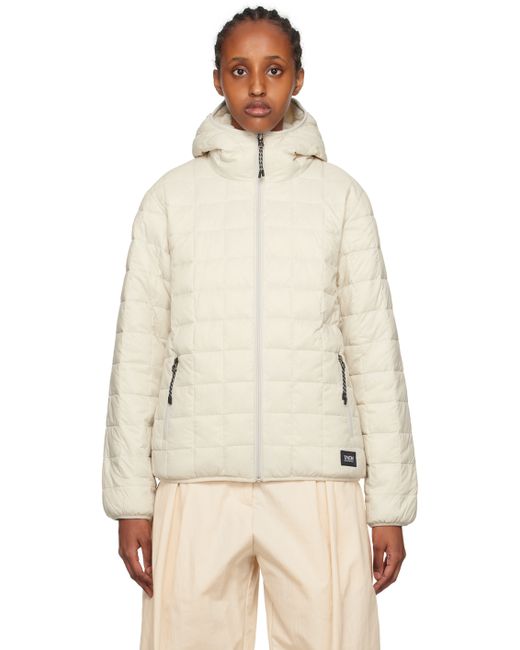Taion Off-White Hooded Reversible Down Jacket