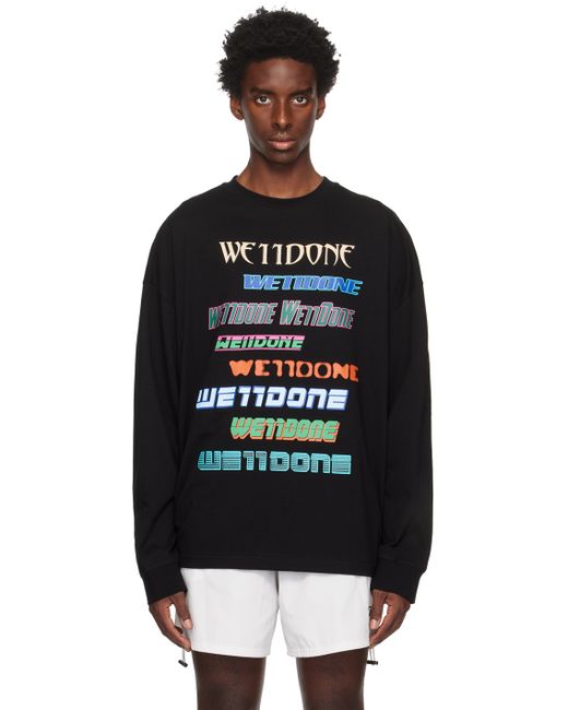 We11done Graphic Long Sleeve T-Shirt
