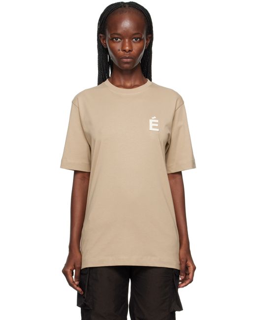 Etudes Taupe Wonder Patch T-Shirt