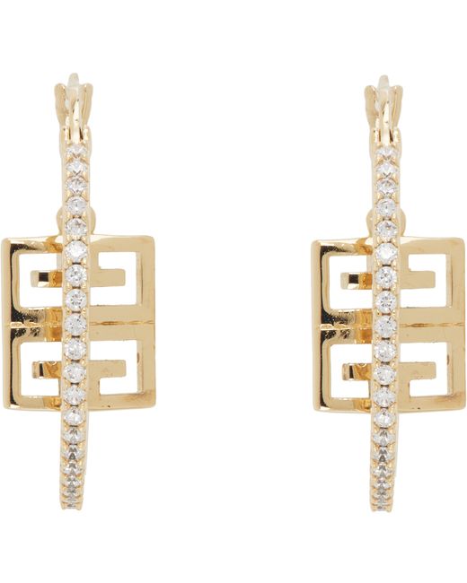 Givenchy Gold Lock Earrings