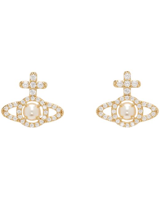 Vivienne Westwood Gold Olympia Earrings