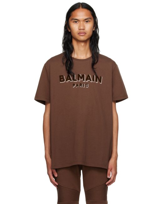Balmain Flocked T-Shirt