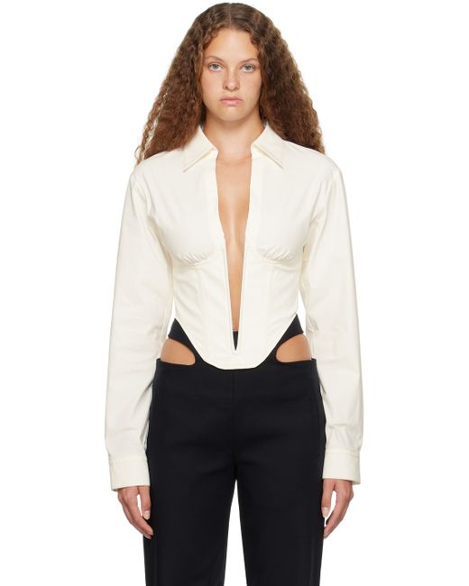 Dion Lee V-Wire Corset Shirt
