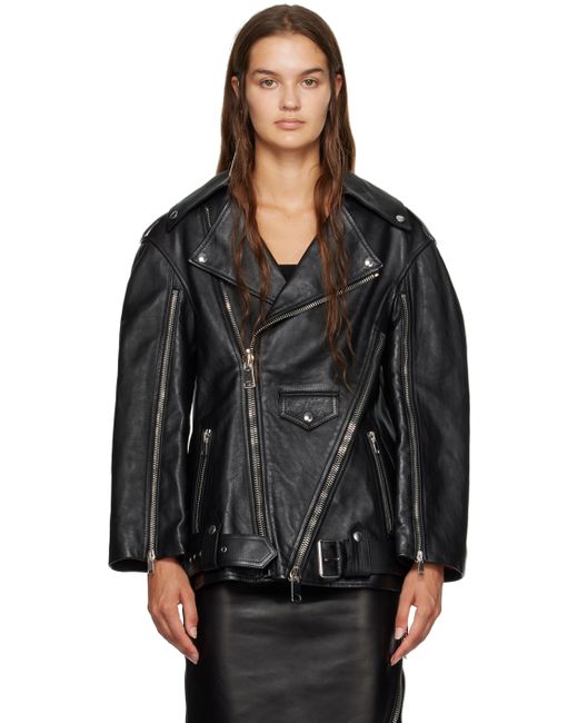 Alexander McQueen Zip Leather Jacket