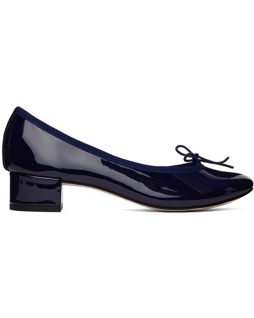 Repetto Navy Camille Heels