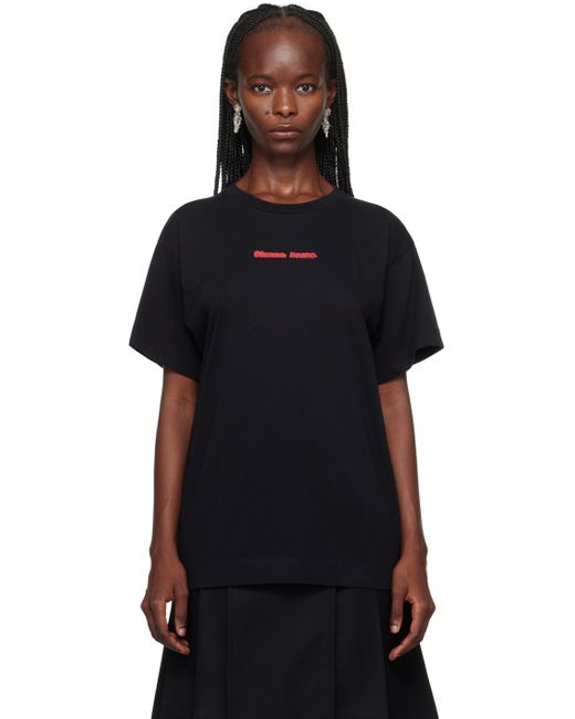 Simone Rocha Black Printed T-Shirt