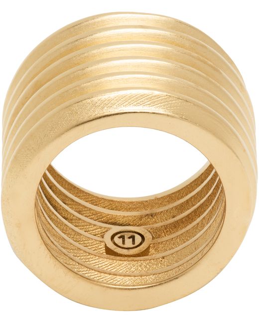 Maison Margiela Gold Bolt Nut Ring