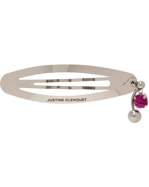 Justine Clenquet Silver Andrew Hair Clip