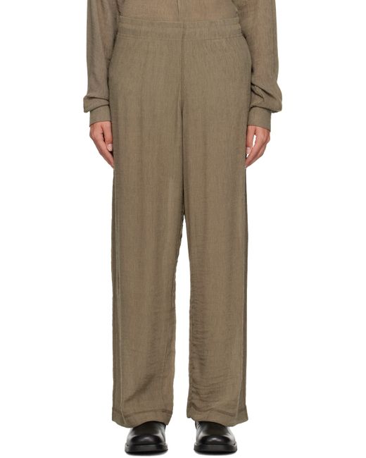 Our Legacy Taupe Reduced Trousers