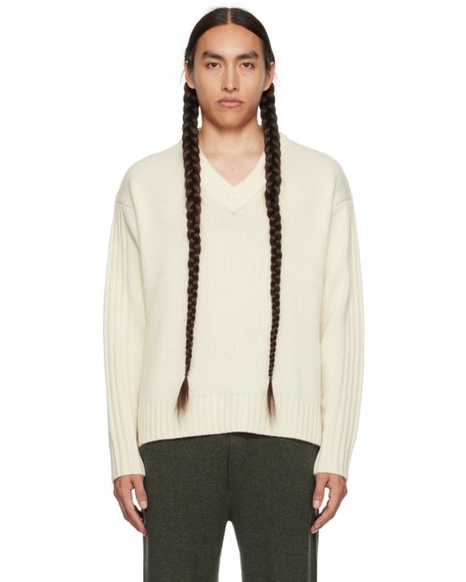 Lisa Yang Off-White The Loup Sweater