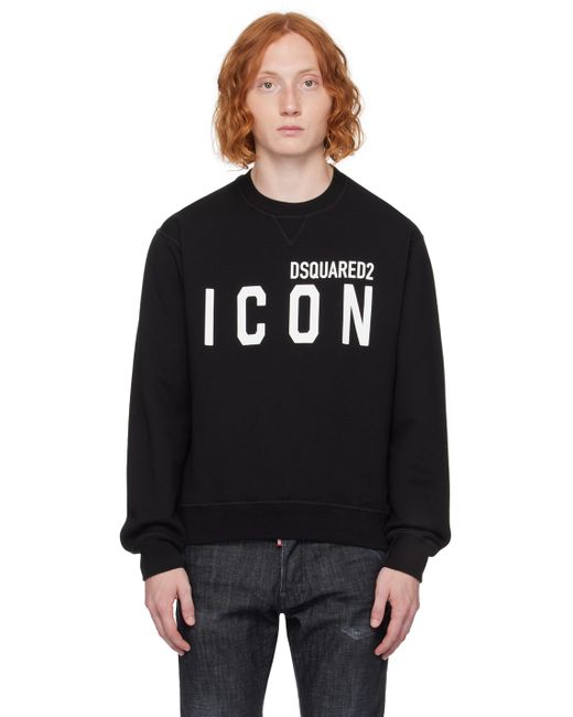 Dsquared2 Black Be Icon Cool Sweatshirt