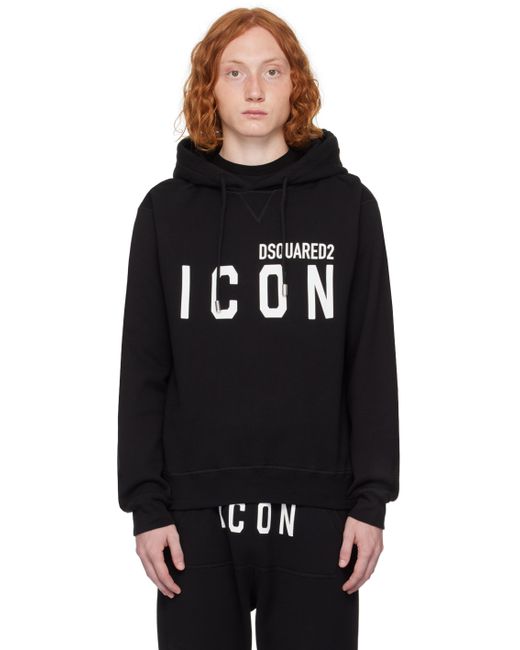 Dsquared2 Black Be Icon Hoodie