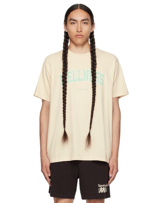 Sporty & Rich Off-White Wellness Ivy T-Shirt