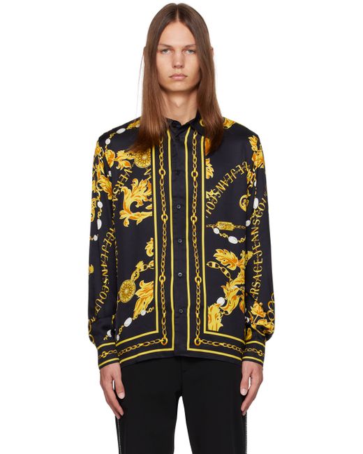 Versace Jeans Couture Yellow Chain Couture Shirt