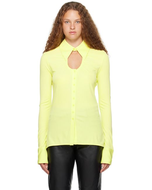 Proenza Schouler Yellow Label Keyhole Shirt