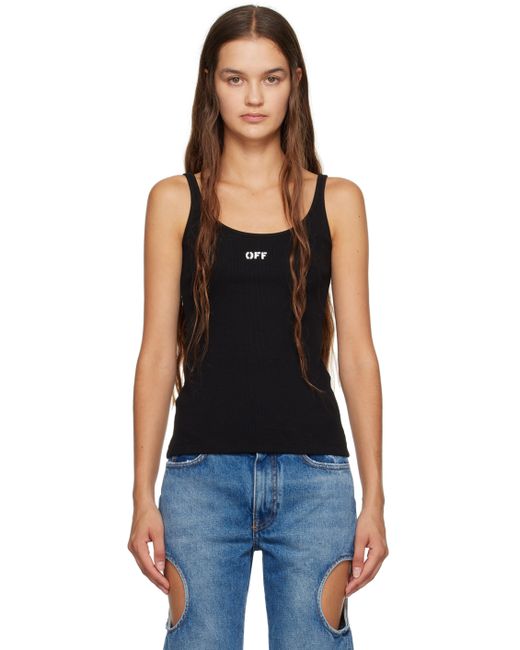Off-White Black Off Stamp Tank Top