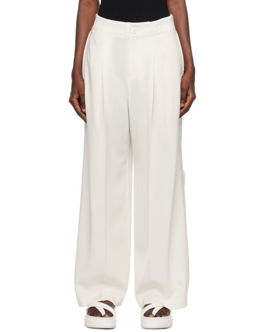 Issey Miyake Off Square One Solid Trousers