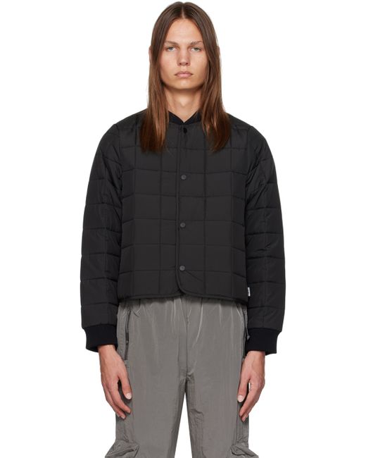 Rains Quilted Bomber Jacket