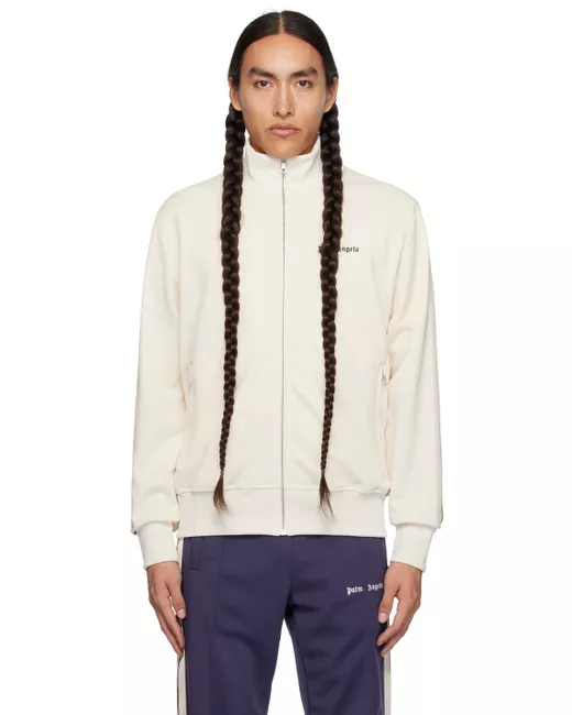 Palm Angels Off-White Embroidered Track Jacket
