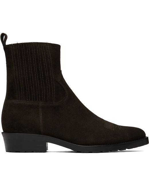 Toga Virilis Exclusive Embroidered Chelsea Boots