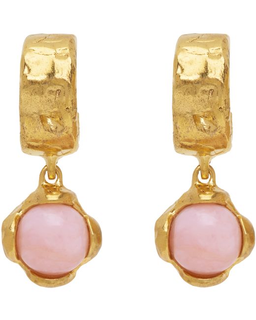 Alighieri Exclusive Gold Opal The Light Capture Earrings