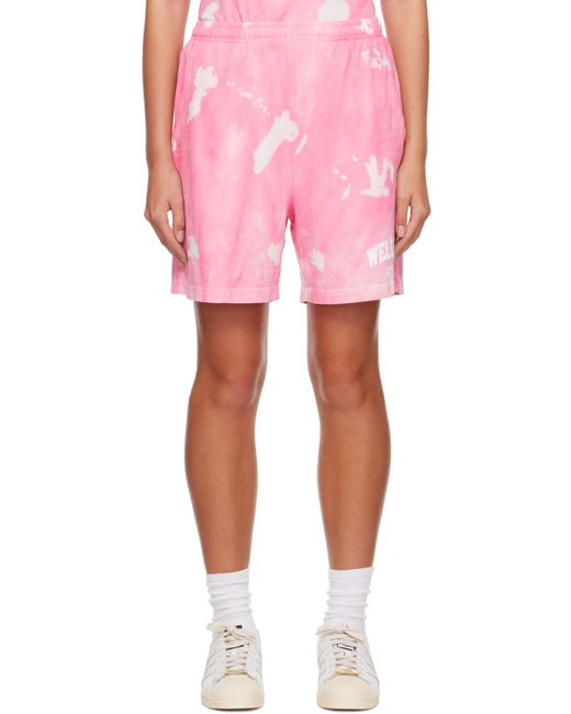 Sporty & Rich Pink Wellness Shorts