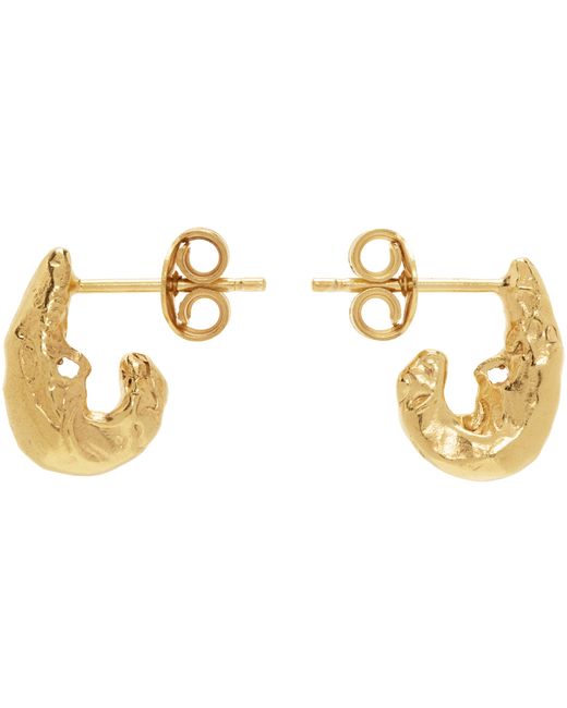 Alighieri Gold The Mini Gilded Crustacean Earrings
