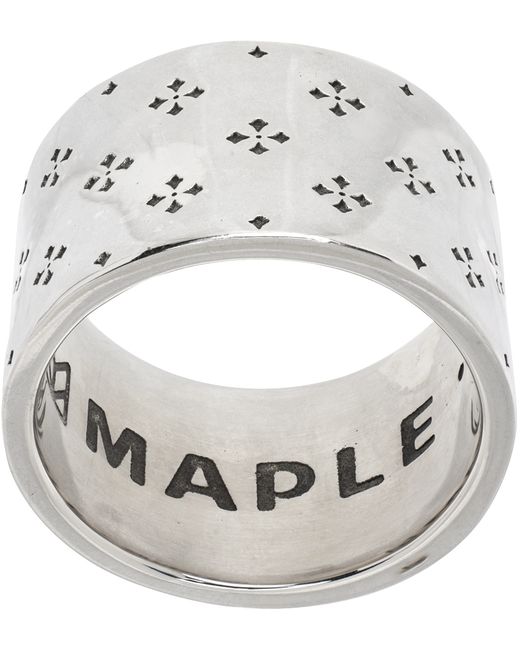 Maple Iron Cross Ring