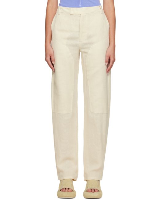 Eckhaus Latta Off Relaxed-Fit Trousers