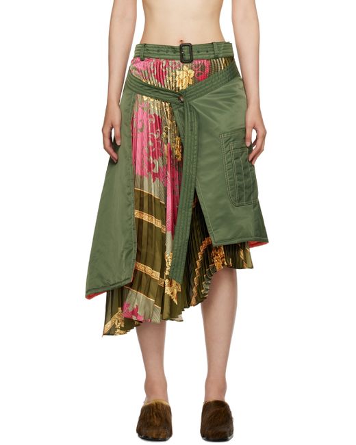 Andersson Bell MA-1 Scarf Midi Skirt