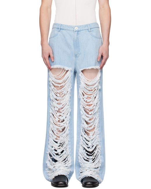 Dion Lee Classic Frayed Jeans