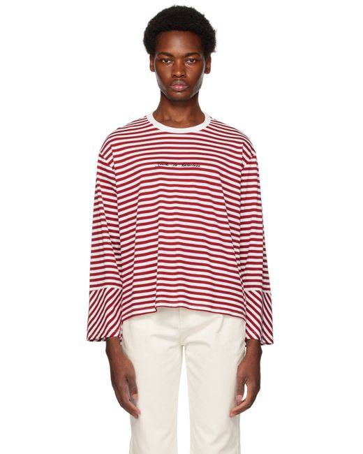 Youths in Balaclava White Striped Long Sleeve T-Shirt