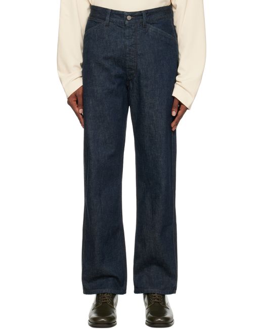 Lemaire Indigo Curved Jeans