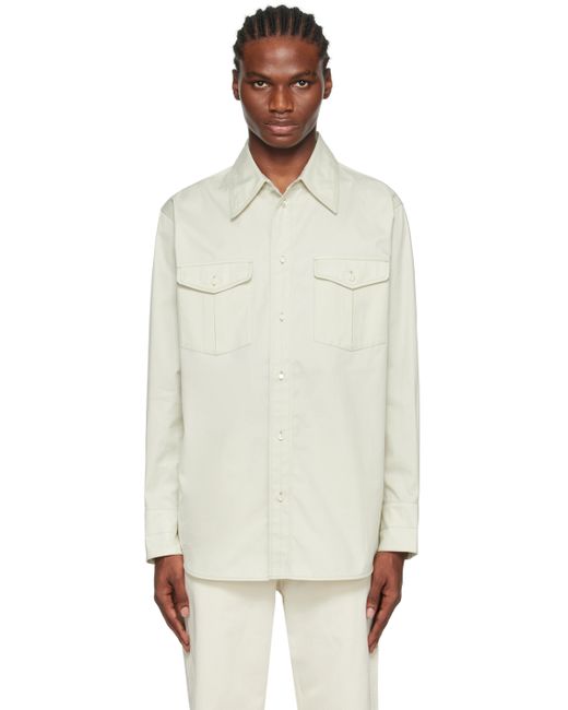 Lemaire Off-White Relaxed Shirt