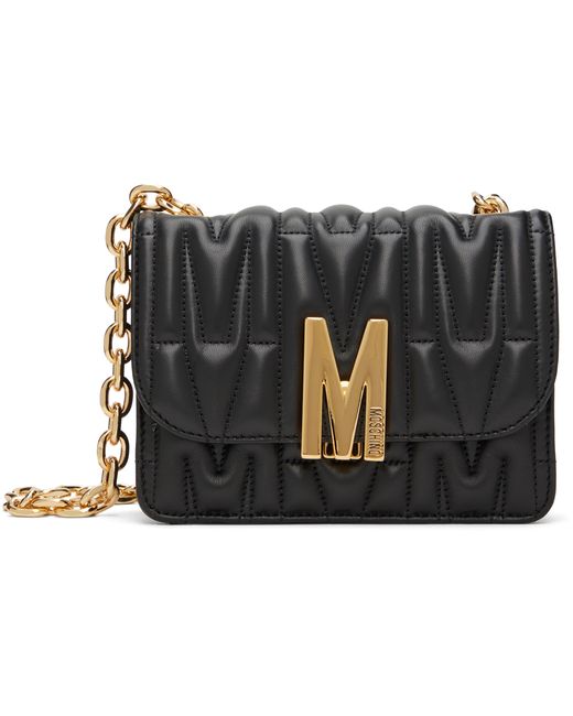 Moschino Quilted M Shoulder Bag