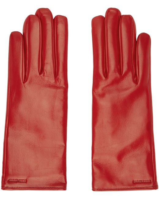 Ferragamo Embossed Gloves