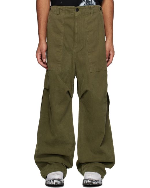We11done Pleated Cargo Pants