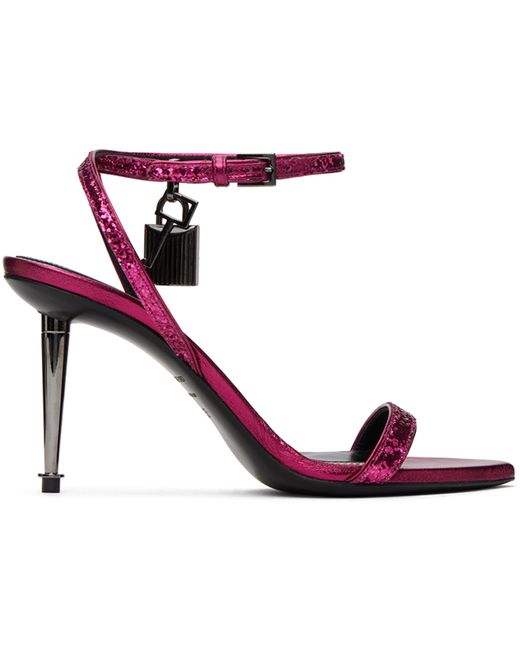 Tom Ford Padlock Pointy Naked Heeled Sandals