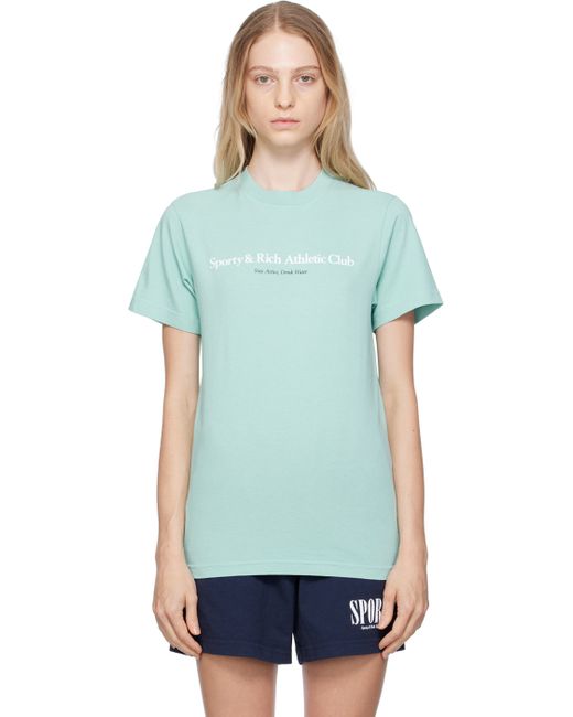 Sporty & Rich Green Athletic Club T-Shirt
