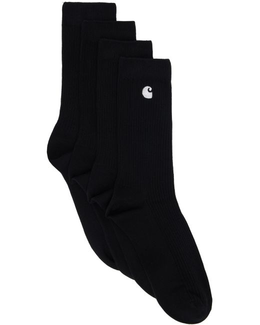 Carhartt Work In Progress Two-Pack Black Madison Socks