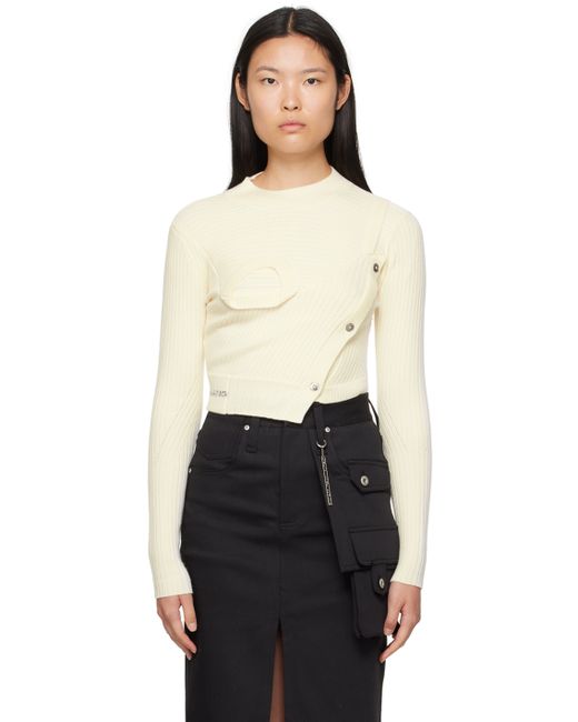 Feng Chen Wang Off Ribbed Sweater