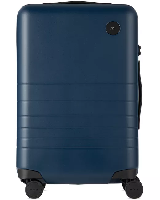 Monos Navy Classic Carry-On Suitcase