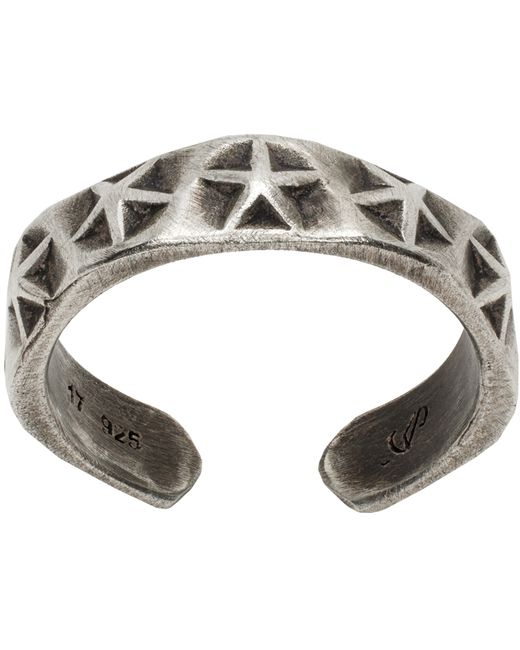 After Pray Star Carving Ring