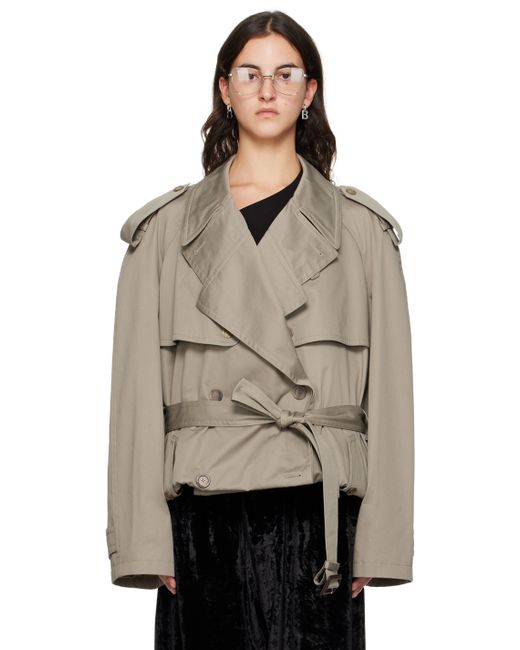 Balenciaga Folded Trench Coat