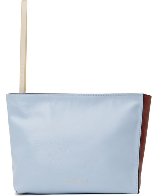 Marni Blue Burgundy Museo Pouch