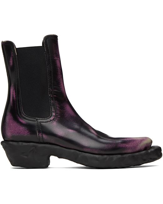 CamperLab Black Purple Venga Boots