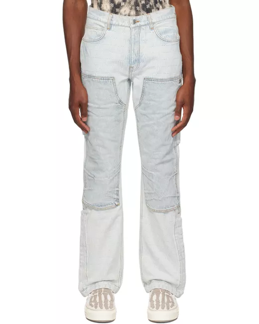 Amiri Indigo Jacquard Jeans
