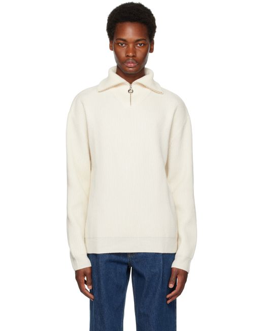 Solid Homme Off Rib Sweater