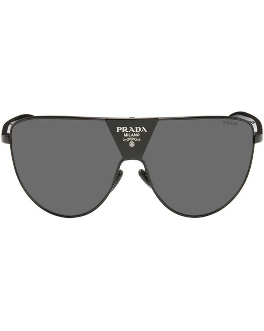 Prada Black Mirrored Sunglasses